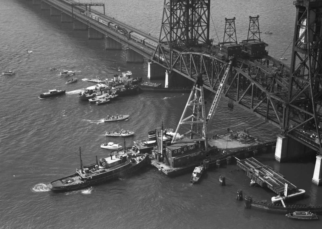 1958 Jersey Train Crash on a Drawbridge