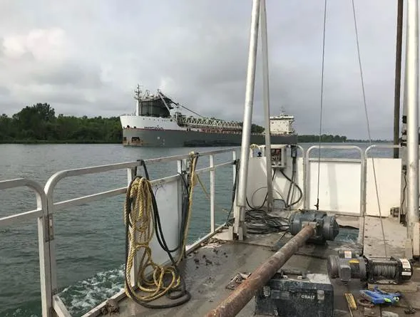 SEDIMENT TESTING ON THE ST. LAWRENCE SEAWAY