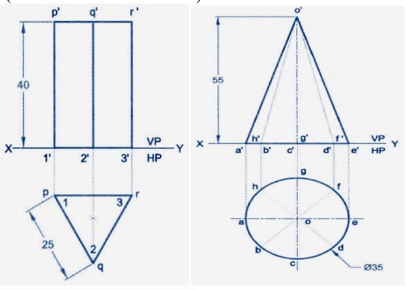 Projections of Solids