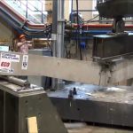 Prestressed Concrete Beam Load Test to Failure