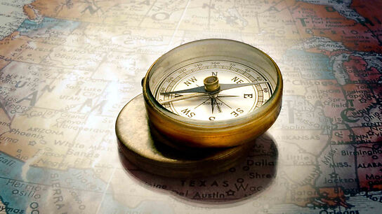 METHOD OF USING A COMPASS