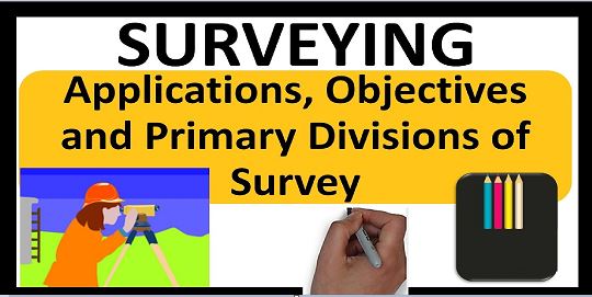 PRIMARY DIVISIONS IN SURVEYING