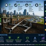 🚰 How Engineers Design Sewage Networks for Growing Cities