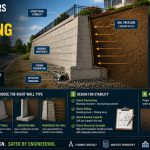 🧱 How Engineers Design Retaining Walls to Hold Back Tons of Soil