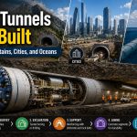 How Tunnels Are Built Under Mountains, Cities, and Oceans 🚇⛰️🌊
