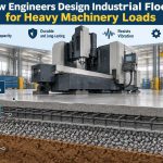 🏭 How Engineers Design Industrial Floors for Heavy Machinery Loads