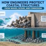 ⚓ How Engineers Protect Coastal Structures from Waves, Scour, and Corrosion