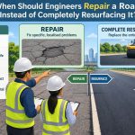 🌉 When Should Engineers Repair a Road Instead of Completely Resurfacing It?