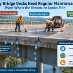 🌉 Why Bridge Decks Need Regular Maintenance Even When the Structure Looks Fine