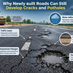 🌧️ Why Newly Built Roads Can Still Develop Cracks and Potholes