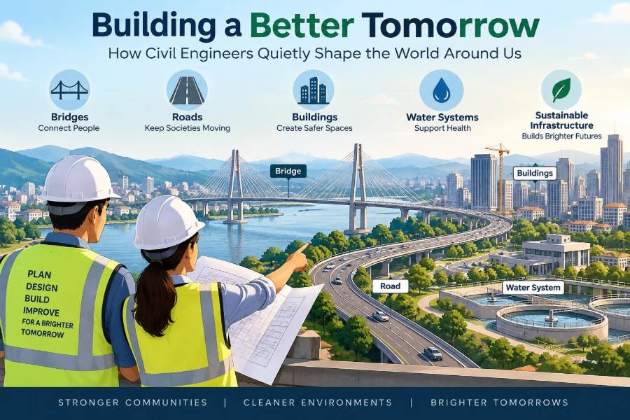 🌉 Building a Better Tomorrow: How Civil Engineers Quietly Shape the World Around Us