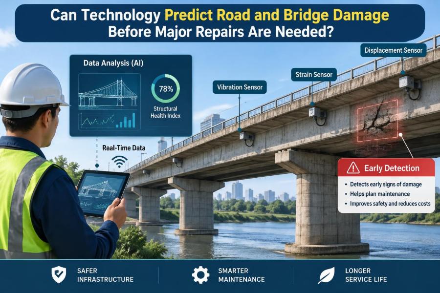 🌉 Can Technology Predict Road and Bridge Damage Before Major Repairs Are Needed?
