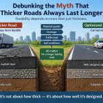 🌉 Debunking the Myth That Thicker Roads Always Last Longer