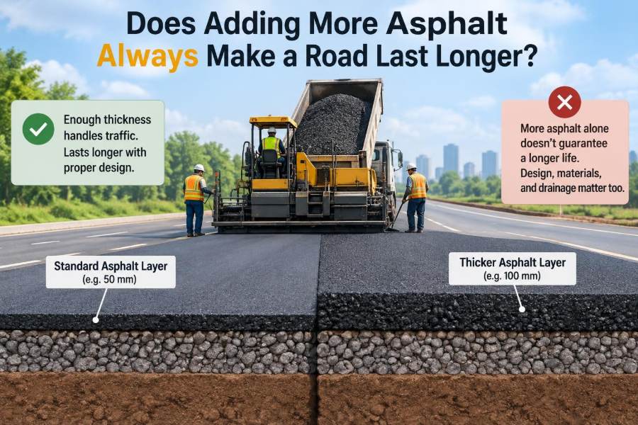 🌉 Does Adding More Asphalt Always Make a Road Last Longer?