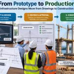 🌉 From Prototype to Production: How Infrastructure Designs Move from Drawings to Construction Sites