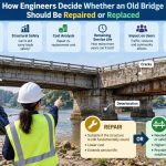 🌉 How Engineers Decide Whether an Old Bridge Should Be Repaired or Replaced