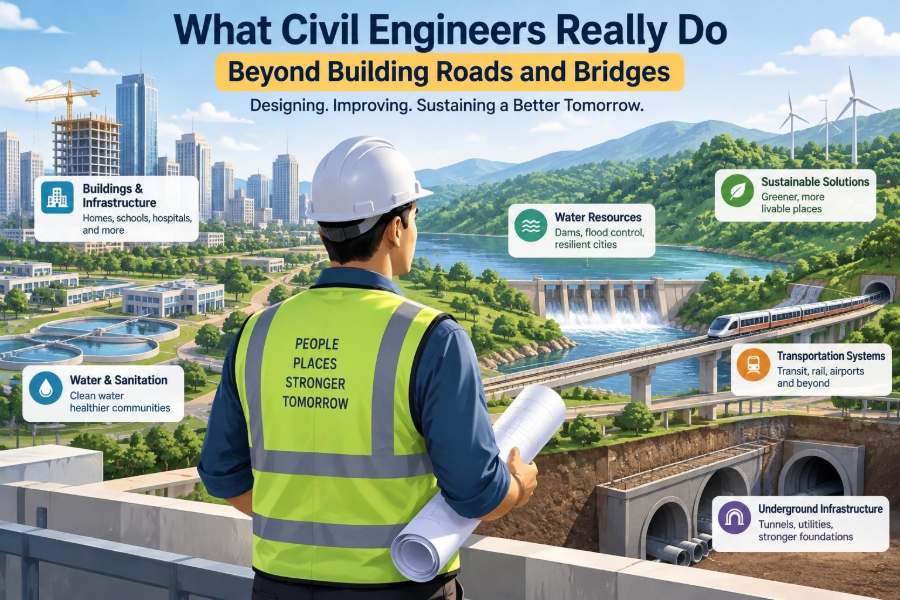 🌉 What Civil Engineers Really Do Beyond Building Roads and Bridges