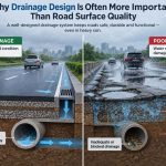 🌉 Why Drainage Design Is Often More Important Than Road Surface Quality