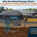 🌉 Why Most Road Damage Starts Long Before Potholes Become Visible